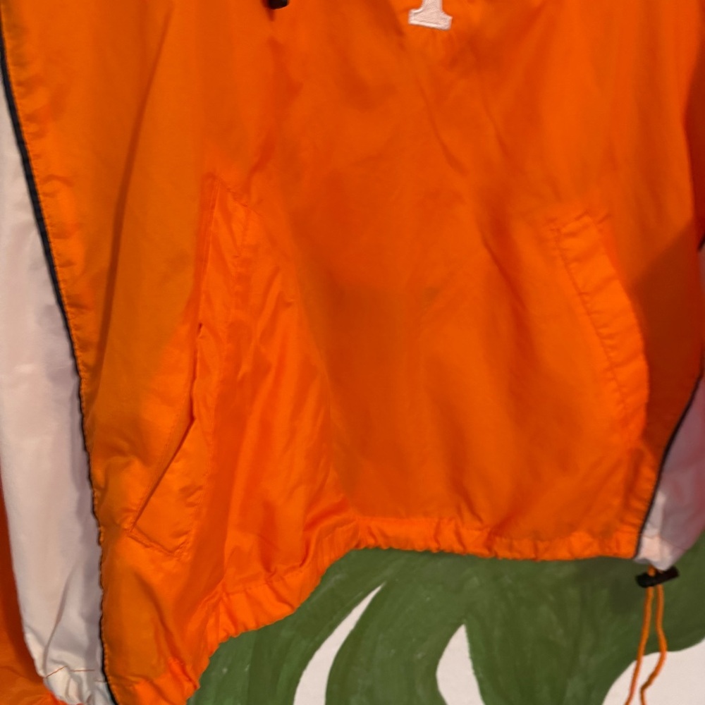 University of Tennessee Volunteers Orange Pullover Windbreaker Jacket - Picture 6 of 7